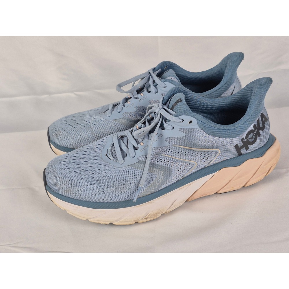 Hoka One One Arahi 5 Womens 11 Wide Running Shoes Blue Peach 1115013 Size 11D - Picture 3 of 8